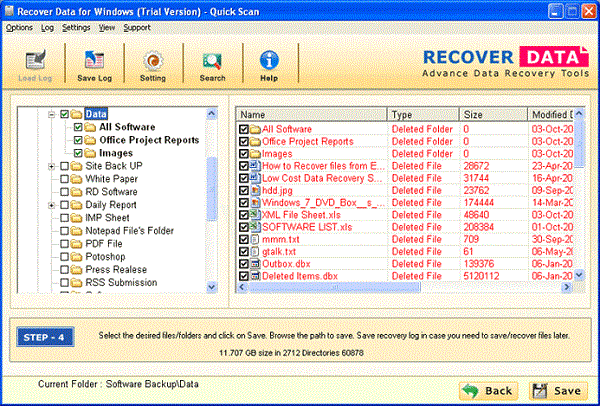 the most appropriate data recovery